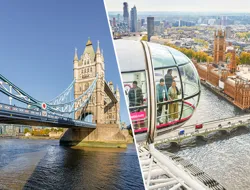 Combo (Save 5%): Tower Bridge + London Eye Tickets